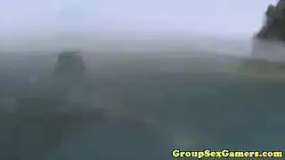 ثلاثة رجال مثيرون وثلاث عاهرات في علاقة جنسية جماعية مجنونة